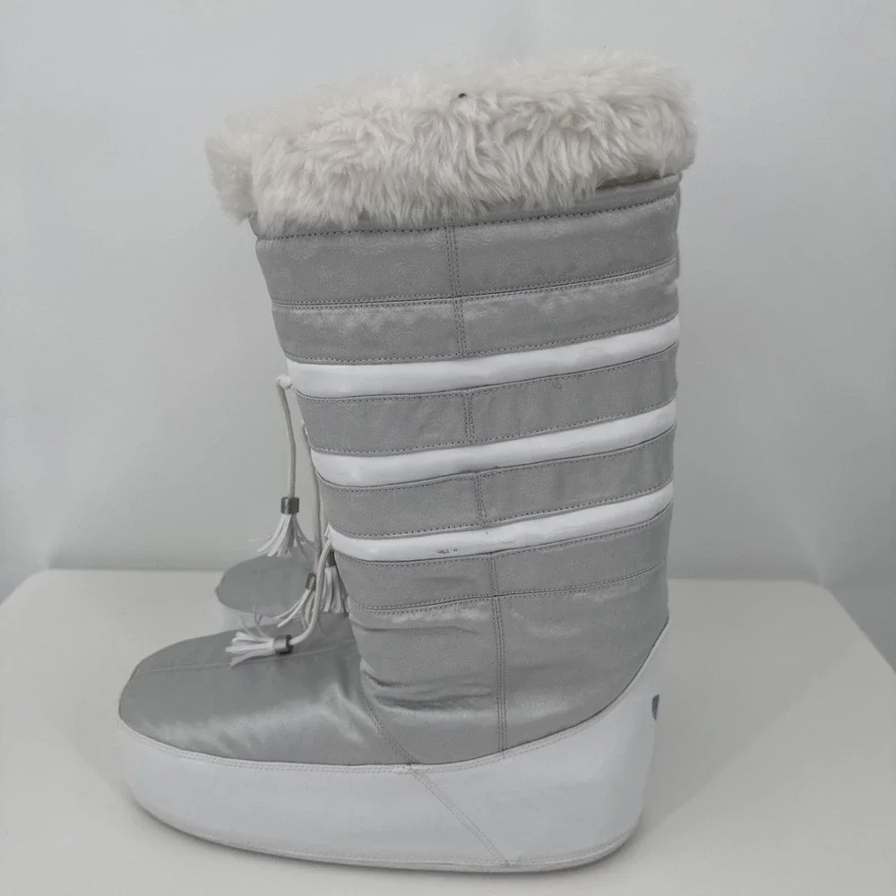 ADIDAS Y2K 90 Winter BOOTS ski Snow CARLO GRUBER fur Platform Shoes W size 6.5‎